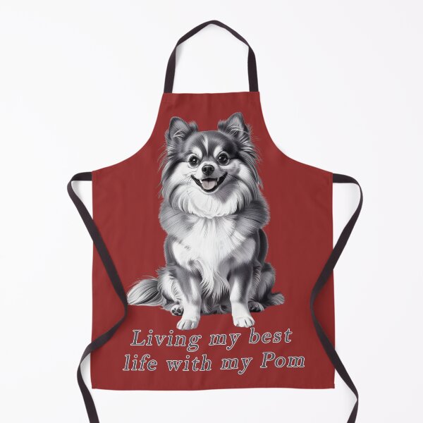 Item preview, Gray Pomeranian – Living My Best Life With My Pom designed and sold by Pawtraitvibes.