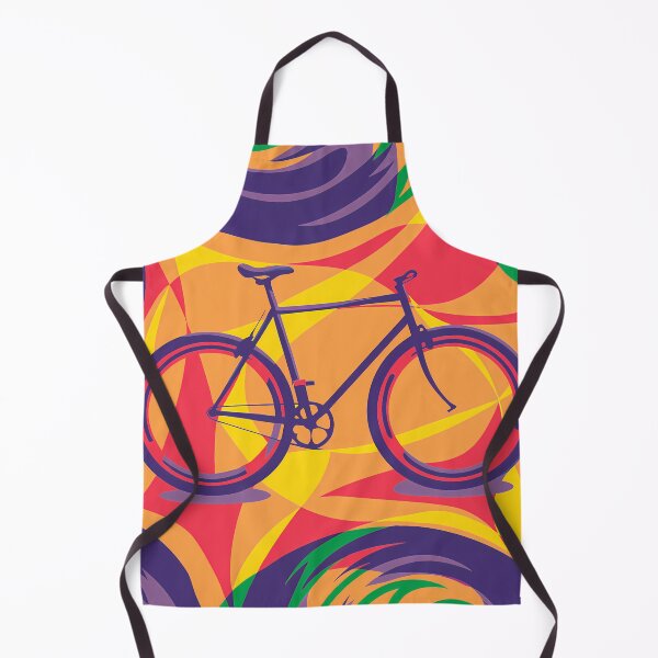 Item preview, Pop Art Bicycle with Colorful Background designed and sold by ART ATTACK ZONE.