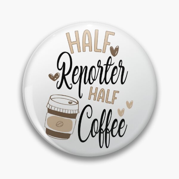 Item preview, Funny Reporter Coffee Awesome And Cool designed and sold by LifeGoods103.
