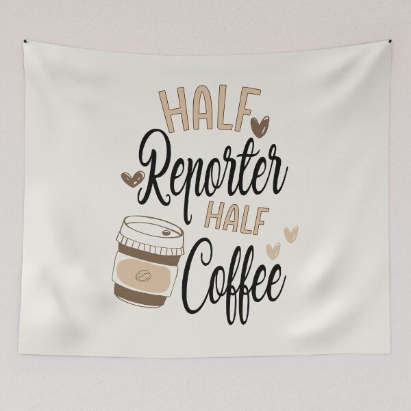 Item preview, Funny Reporter Coffee Awesome And Cool designed and sold by LifeGoods103.