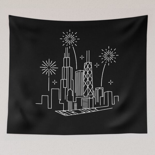 Item preview, Urban Night Show – 4th July Minimalist Art designed and sold by Fragy72.