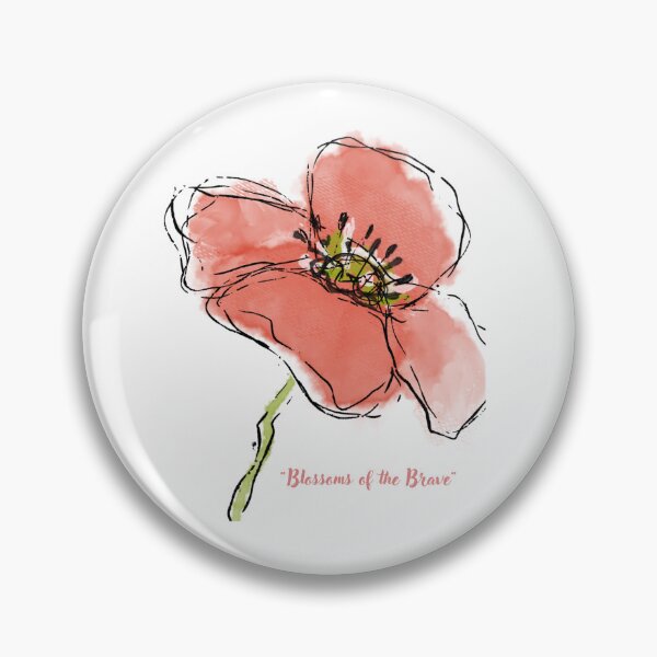 Item preview, Blossoms of the Brave – Bold Poppy Remembrance Art designed and sold by TiggsnPigsArt.