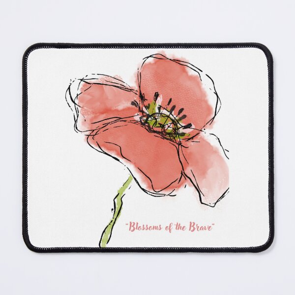 Item preview, Blossoms of the Brave – Bold Poppy Remembrance Art designed and sold by TiggsnPigsArt.