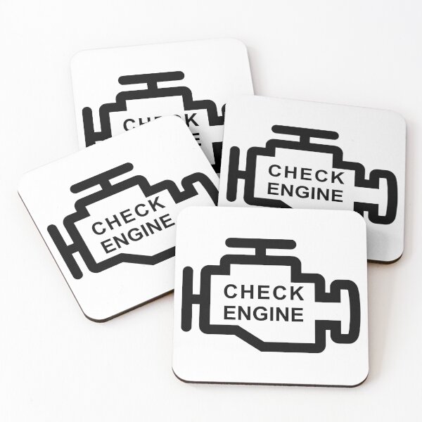 Item preview, CHECK ENGINE (WHITE) designed and sold by Marlon Oseguera.