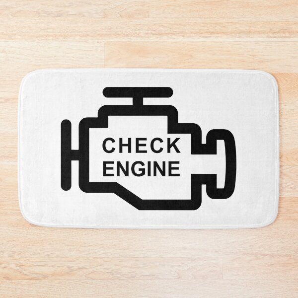 Item preview, CHECK ENGINE (WHITE) designed and sold by Marlon Oseguera.