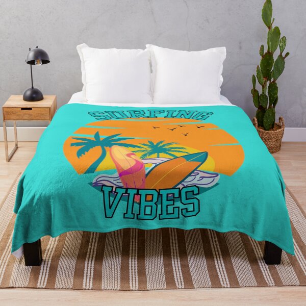 Item preview, Surfing Vibes Beach Adventure - Turquoise designed and sold by StarStudio360.