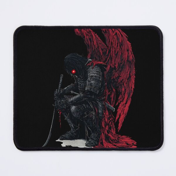 Item preview, Crimson Silence – Gothic Samurai Warrior with Demon Wings | Dark Fantasy Art designed and sold by AP_1979.