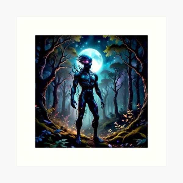 Item preview, Futuristic Forest Sprite on an Alien Planet designed and sold by DMT-FM.