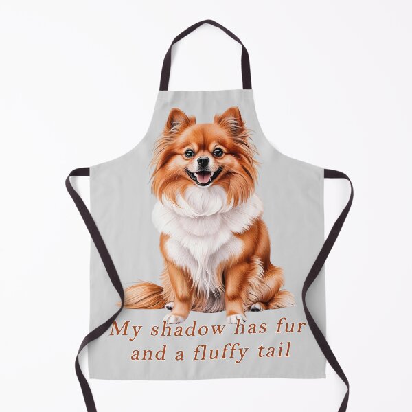 Item preview, Red Pomeranian – My Shadow designed and sold by Pawtraitvibes.