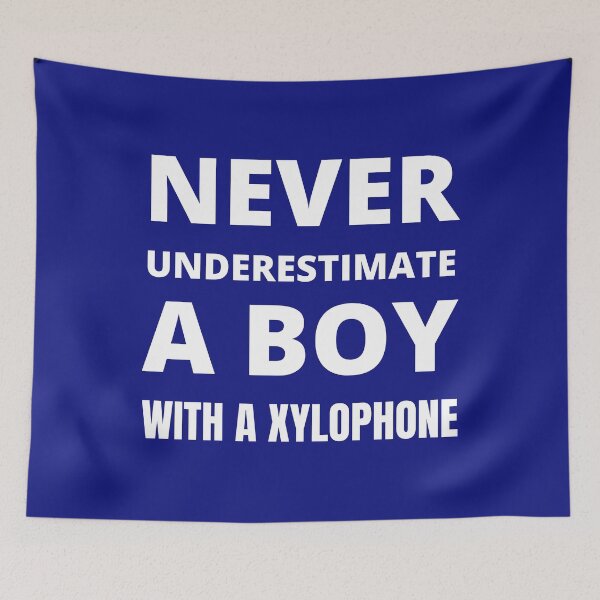 Item preview, Never underestimate a boy with a xylophone designed and sold by fev-rocks.