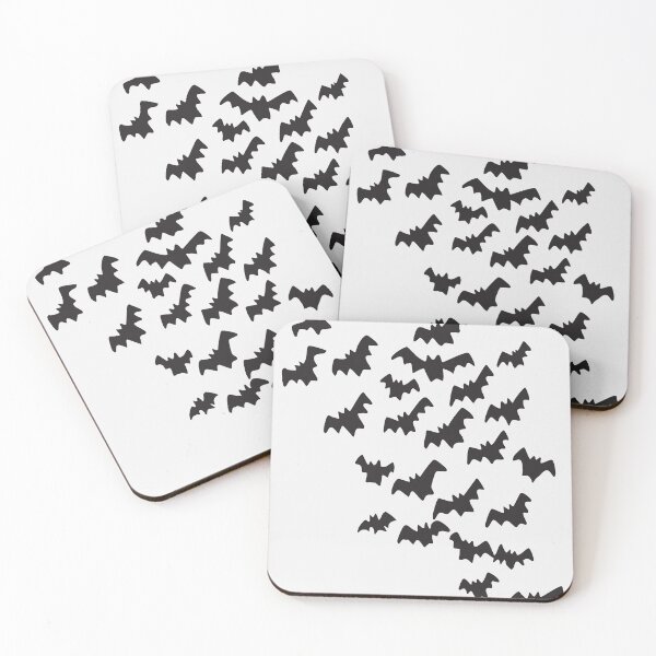 Item preview, Midnight Bat Swarm – Spooky Halloween Silhouette Design designed and sold by Victor Shadehorn.