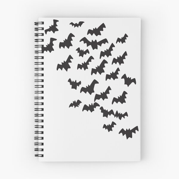 Item preview, Midnight Bat Swarm – Spooky Halloween Silhouette Design designed and sold by Victor Shadehorn.