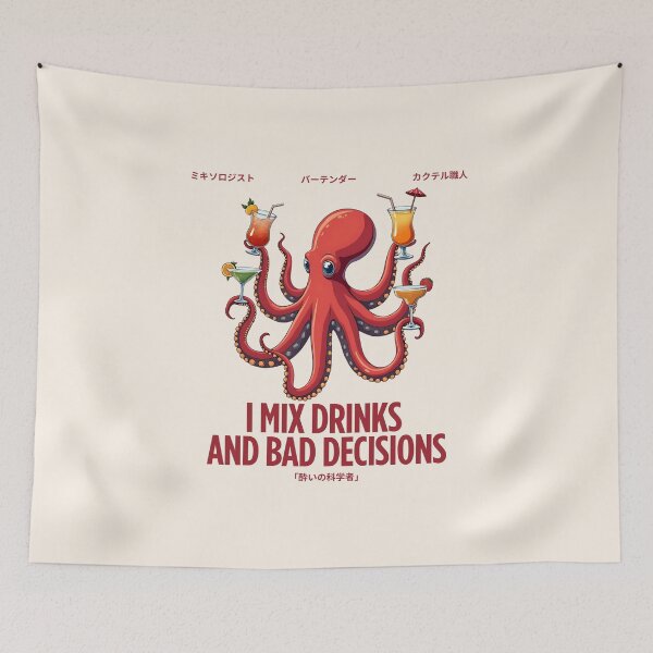 Item preview, I mix drinks and bad decisions designed and sold by Peerless-Prime.