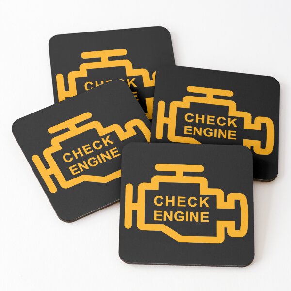Item preview, CHECK ENGINE (BLACK) designed and sold by Marlon Oseguera.