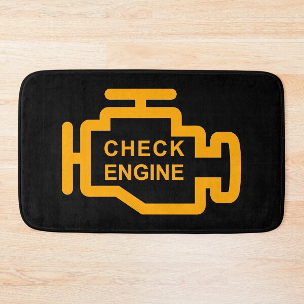 Item preview, CHECK ENGINE (BLACK) designed and sold by Marlon Oseguera.