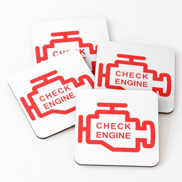 Item preview, CHECK ENGINE (WHITE) designed and sold by Marlon Oseguera.
