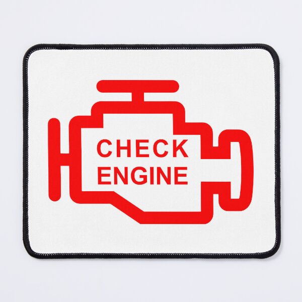 Item preview, CHECK ENGINE (WHITE) designed and sold by Marlon Oseguera.