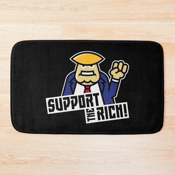 Item preview, Support The Rich! (Funny Donald Trump Satire / Outline) designed and sold by Roderix.