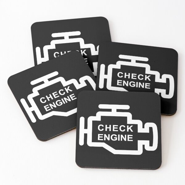 Item preview, CHECK ENGINE (BLACK) designed and sold by Marlon Oseguera.
