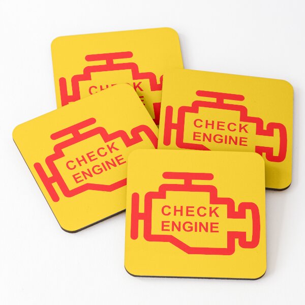 Item preview, CHECK ENGINE (#FFCC00) designed and sold by Marlon Oseguera.