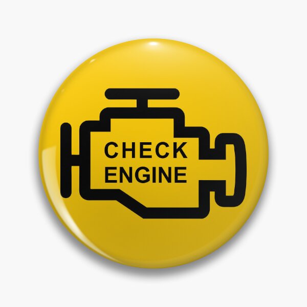 Item preview, CHECK ENGINE (#FFCC00) designed and sold by Marlon Oseguera.