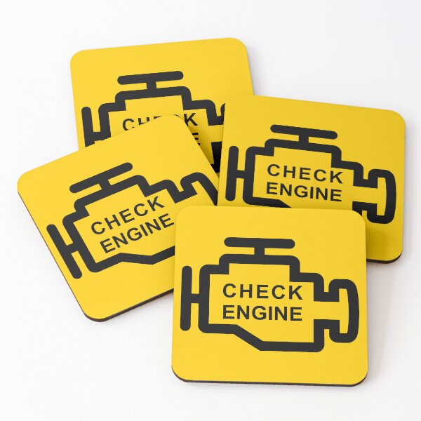 Item preview, CHECK ENGINE (#FFCC00) designed and sold by Marlon Oseguera.