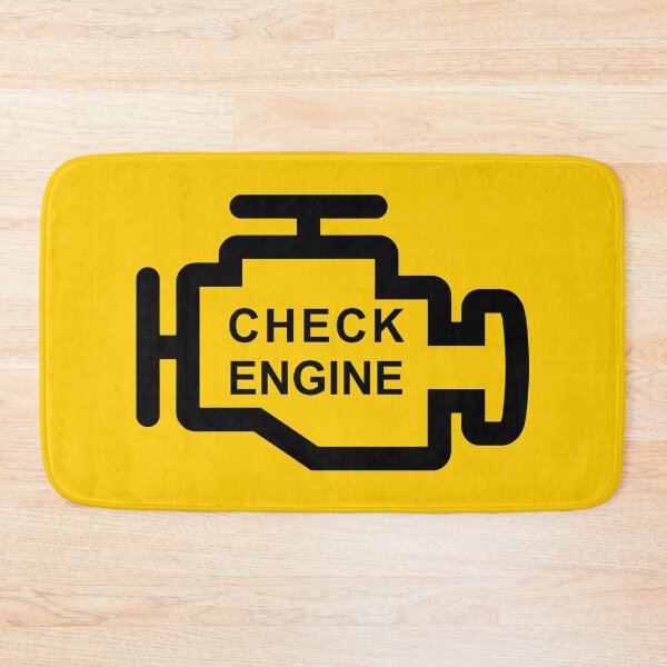 Item preview, CHECK ENGINE (#FFCC00) designed and sold by Marlon Oseguera.