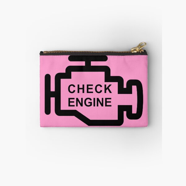 Item preview, CHECK ENGINE (#FF99CC) designed and sold by Marlon Oseguera.