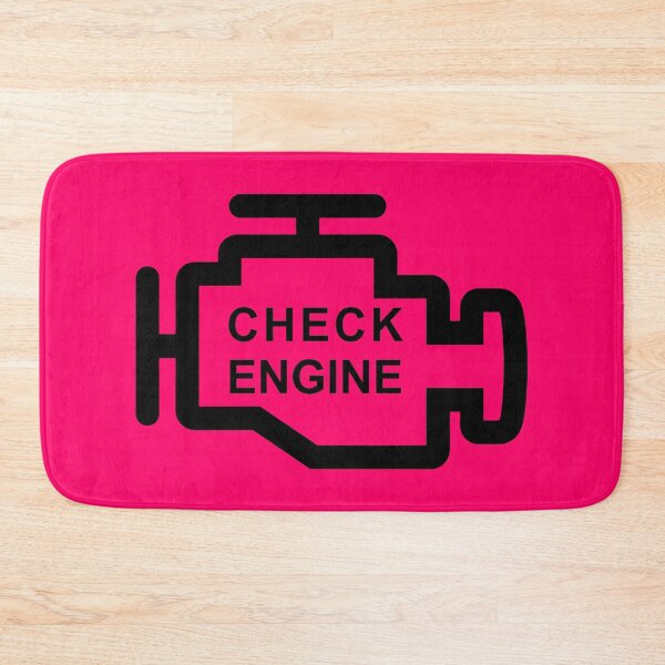 Item preview, CHECK ENGINE (#FF0066) designed and sold by Marlon Oseguera.