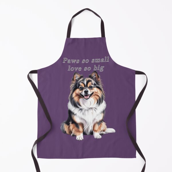 Item preview, Grey Merle Pomeranian designed and sold by Pawtraitvibes.