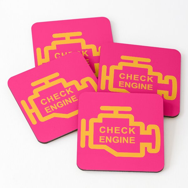 Item preview, CHECK ENGINE (#FF0066) designed and sold by Marlon Oseguera.