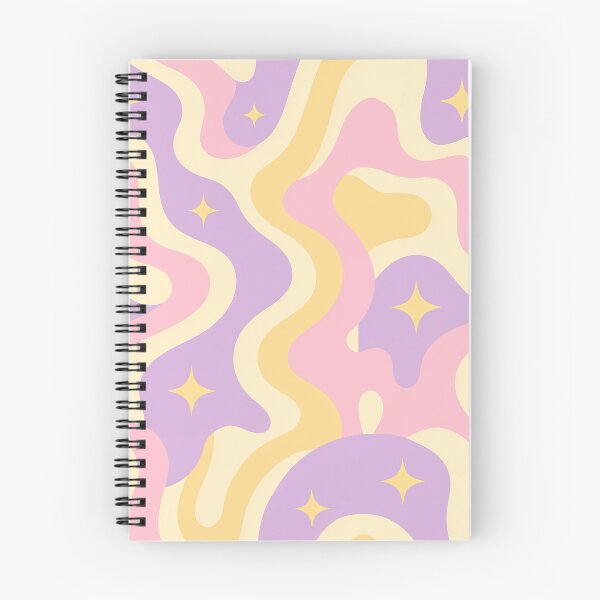 Item preview, Groovy Stardust Waves – Retro Pastel Pattern designed and sold by TheRecollection.