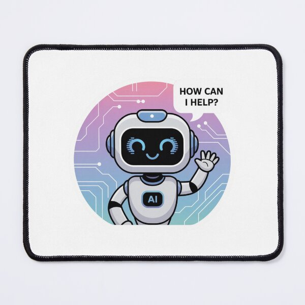 Item preview, Claude AI Character – Minimal Tech Art designed and sold by Instant Trend Shop.