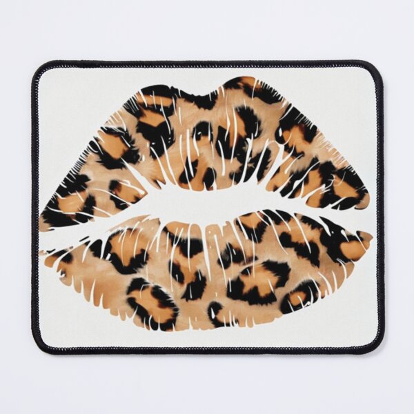 Item preview, Leopard Print Lips – Fierce & Feminine Pop Art designed and sold by DreamPatch.
