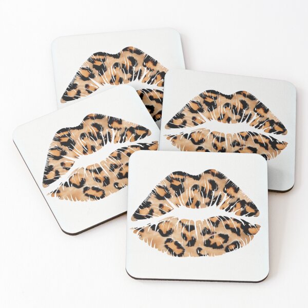 Item preview, Leopard Print Lips – Fierce & Feminine Pop Art designed and sold by DreamPatch.