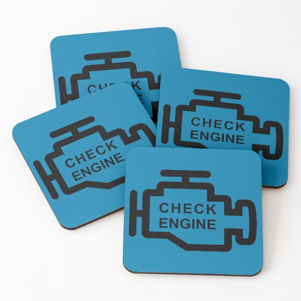 Item preview, CHECK ENGINE (#027CAD) designed and sold by Marlon Oseguera.