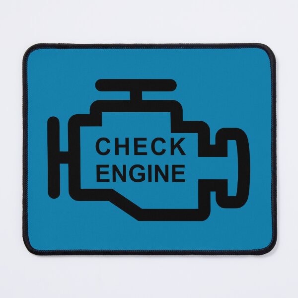 Item preview, CHECK ENGINE (#027CAD) designed and sold by Marlon Oseguera.