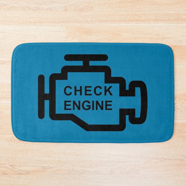 Item preview, CHECK ENGINE (#027CAD) designed and sold by Marlon Oseguera.