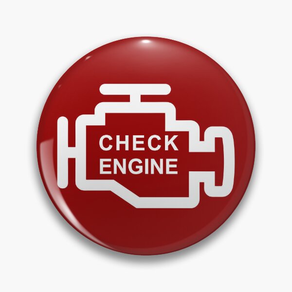 Item preview, CHECK ENGINE (#990000) designed and sold by Marlon Oseguera.