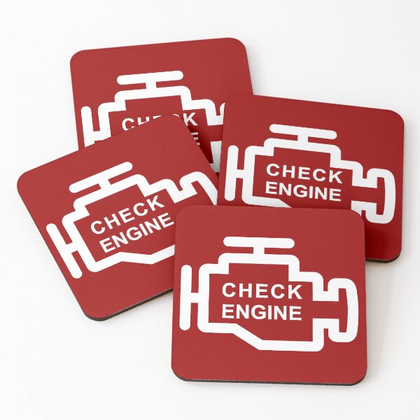 Item preview, CHECK ENGINE (#990000) designed and sold by Marlon Oseguera.