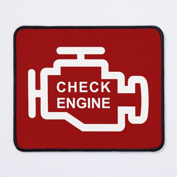 Item preview, CHECK ENGINE (#990000) designed and sold by Marlon Oseguera.