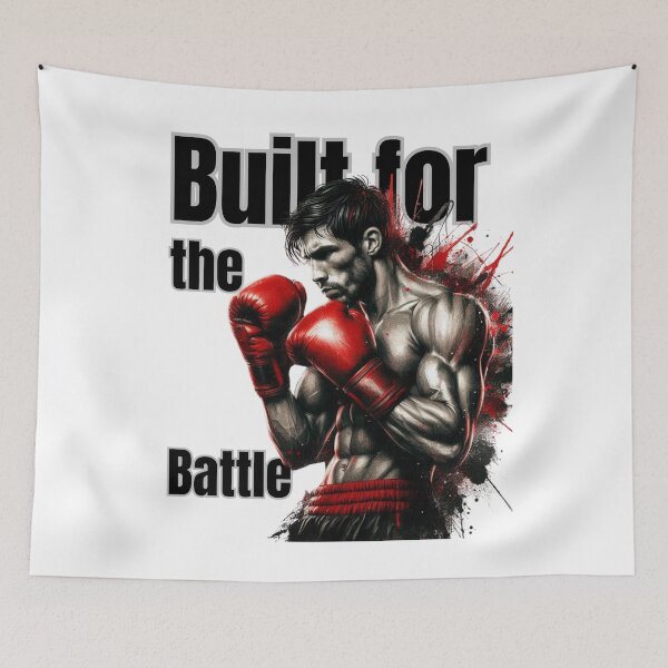 Item preview, Built for the Battle – Fierce Boxing Warrior Design designed and sold by JenniferCreaArte .