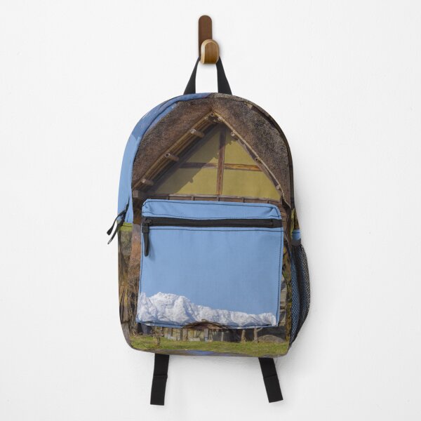 Item preview, Traditional Waterwheel Mill and Cherry Blossoms in the Rural Highlands of Hokuto, Yamanashi, Japan designed and sold by Pix4Japan.