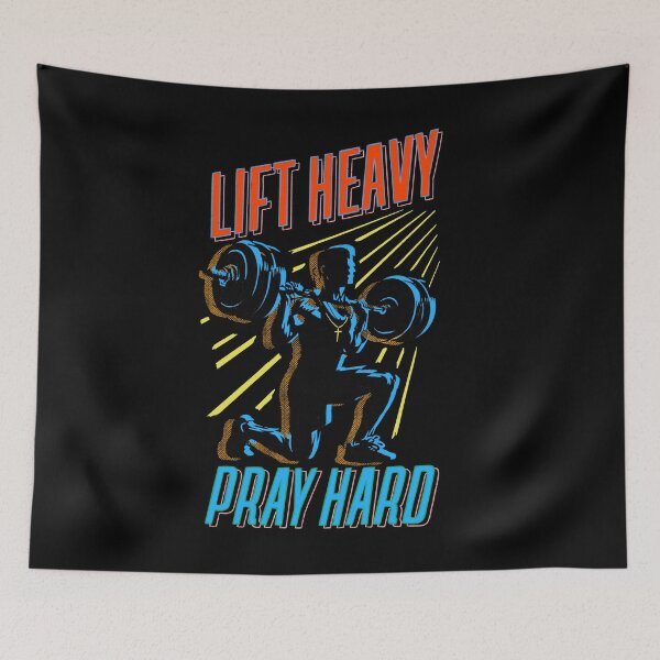 Item preview, Lift Heavy Pray Hard designed and sold by IHateDumplings.