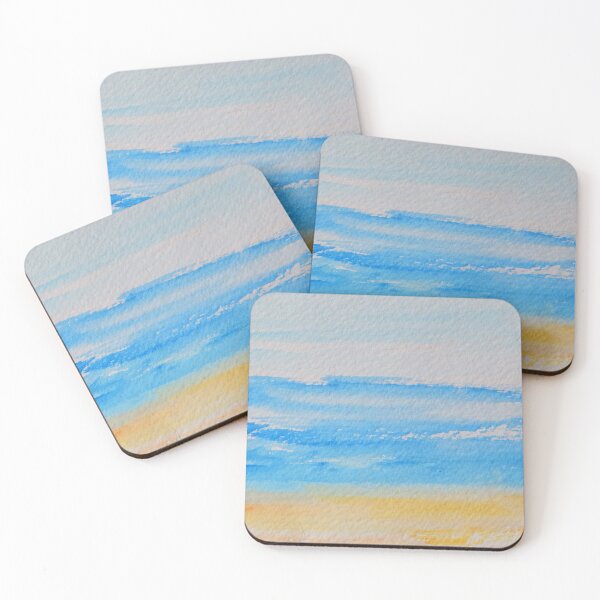 Item preview, Abstract Ocean Painting | Seascape | Coastal Art | Watercolor designed and sold by AngelaMarieArt.