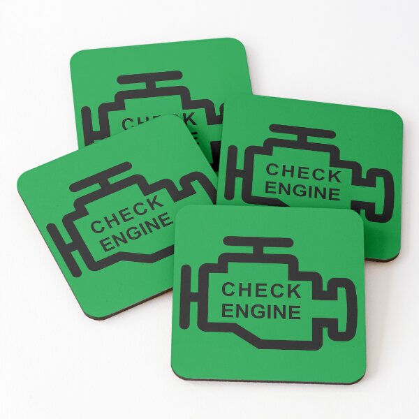 Item preview, CHECK ENGINE (#009933) designed and sold by Marlon Oseguera.