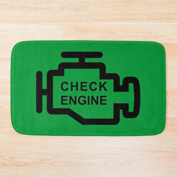 Item preview, CHECK ENGINE (#009933) designed and sold by Marlon Oseguera.