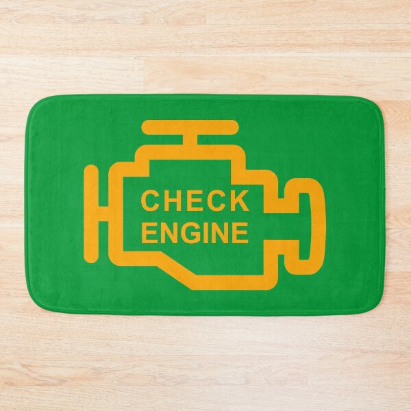 Item preview, CHECK ENGINE (#009933) designed and sold by Marlon Oseguera.