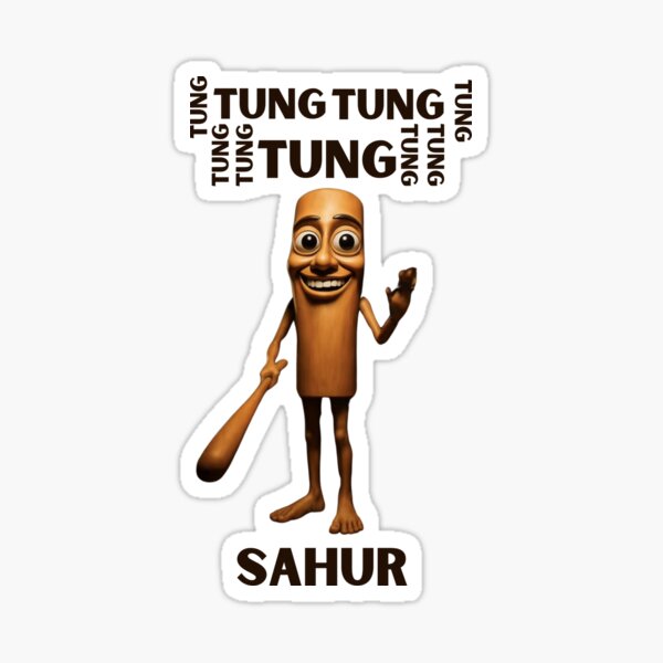 Item preview, TUNG TUNG SAHUR designed and sold by RecessionTreats.