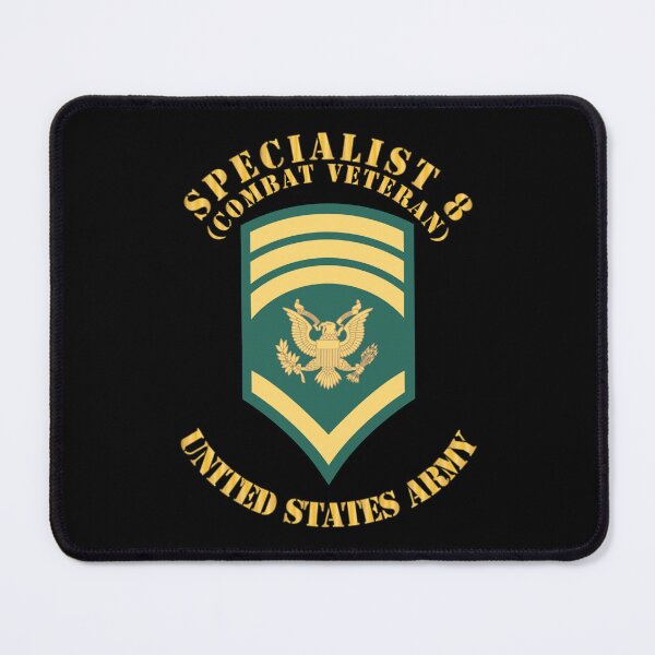 Item preview, Army - Enlisted - SPEC 8 - Specialist 8 - Std - Combat Veteran X 300 designed and sold by Military Insignia Products.